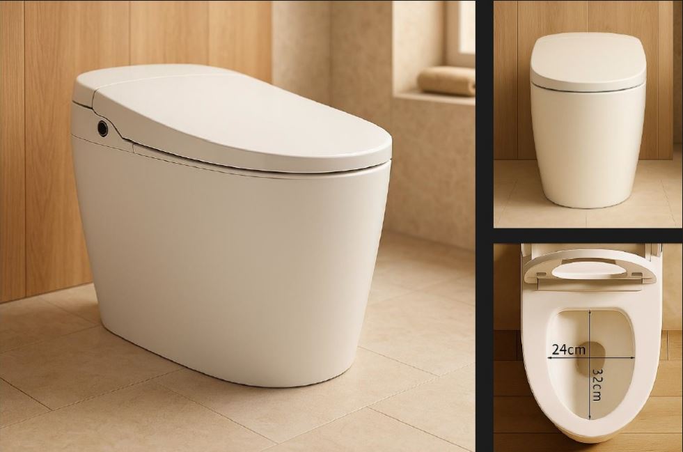 Inodoro Water Inteligente Blanco Baño Acra