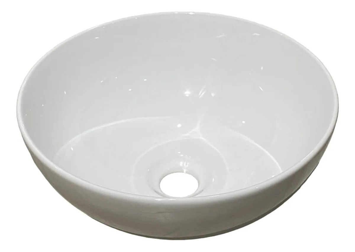 Bacha/pileta Loza De Apoyo Redonda 32cm Acra