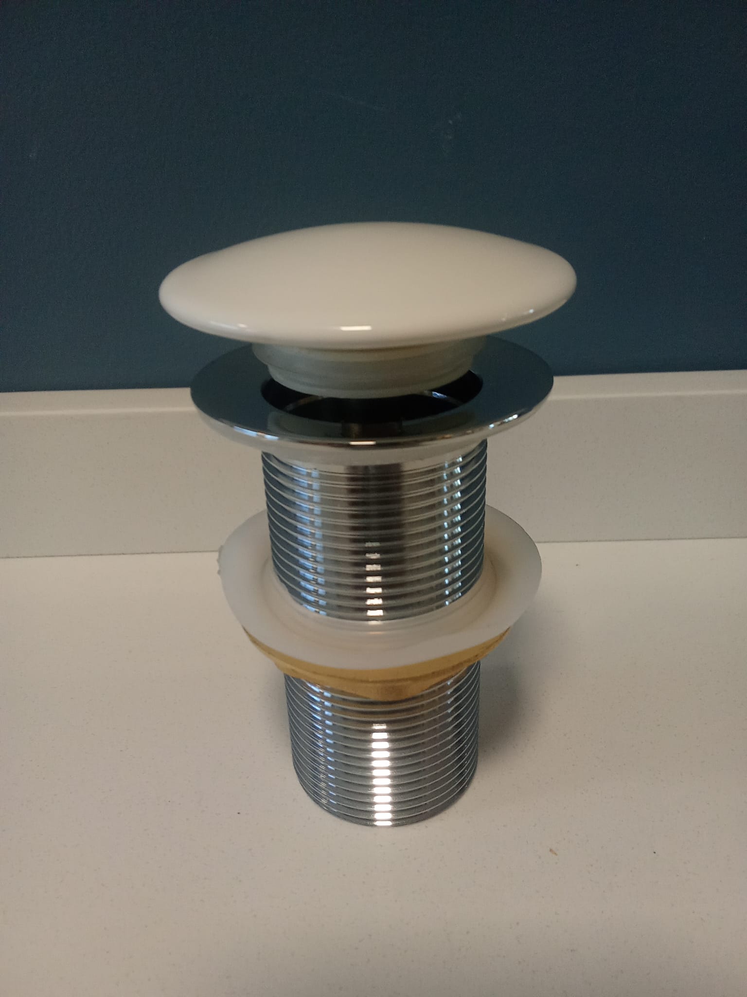 Válvula Lavatorio Tip Top Blanca Baño Acra