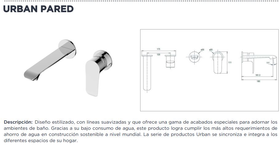 Monocomando, Lavatorio De Empotrar Dorado Klipen Urban Acra