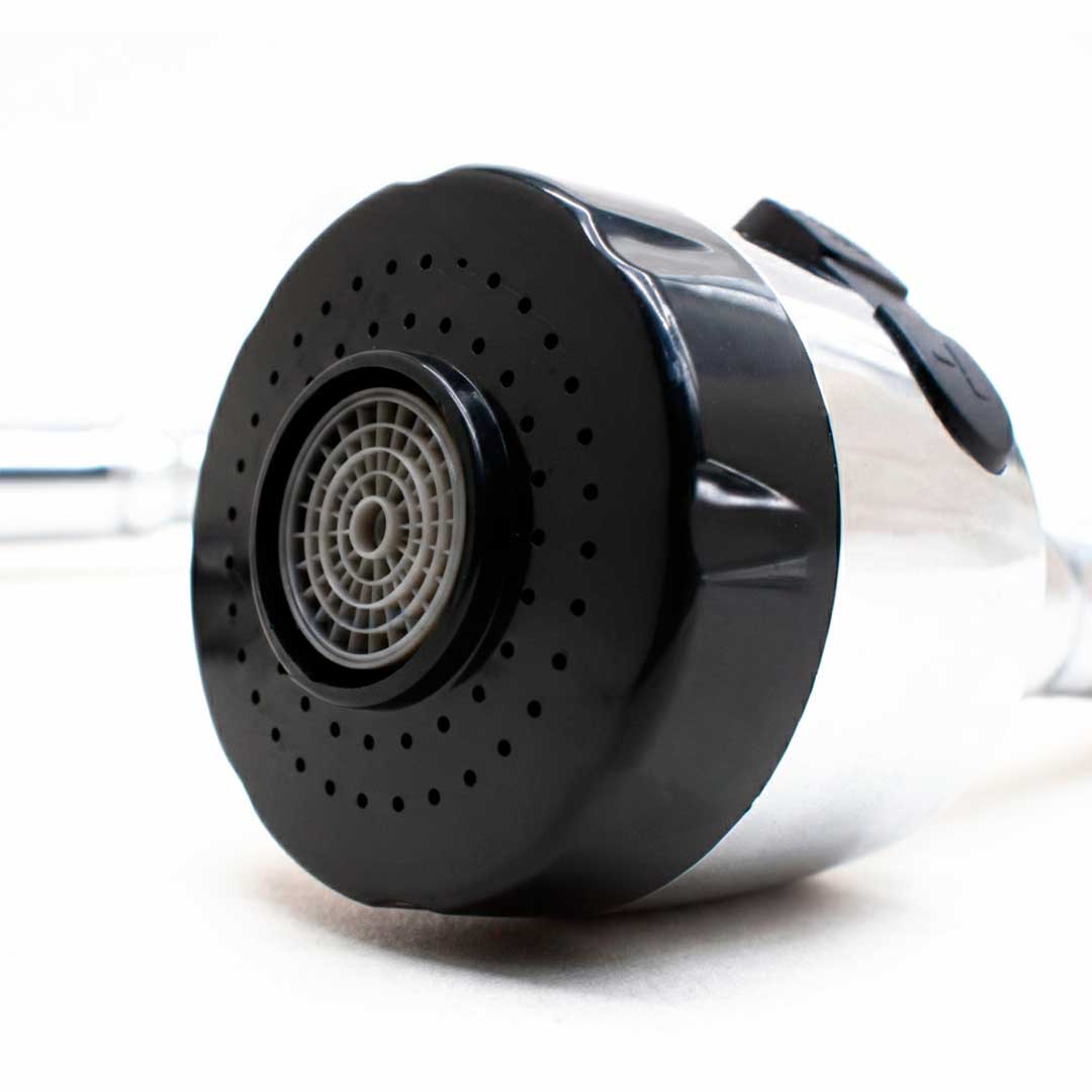 Grifo Canilla Monocomando Pared Pico Flexible 15 Cm Acra 