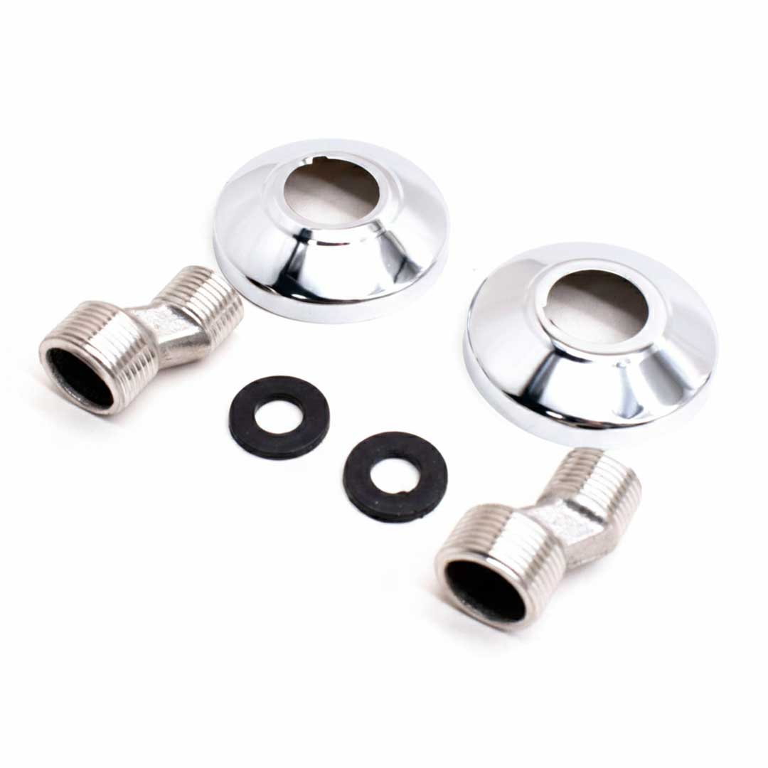 Grifo Canilla Monocomando Pared Pico Flexible 15 Cm Acra 