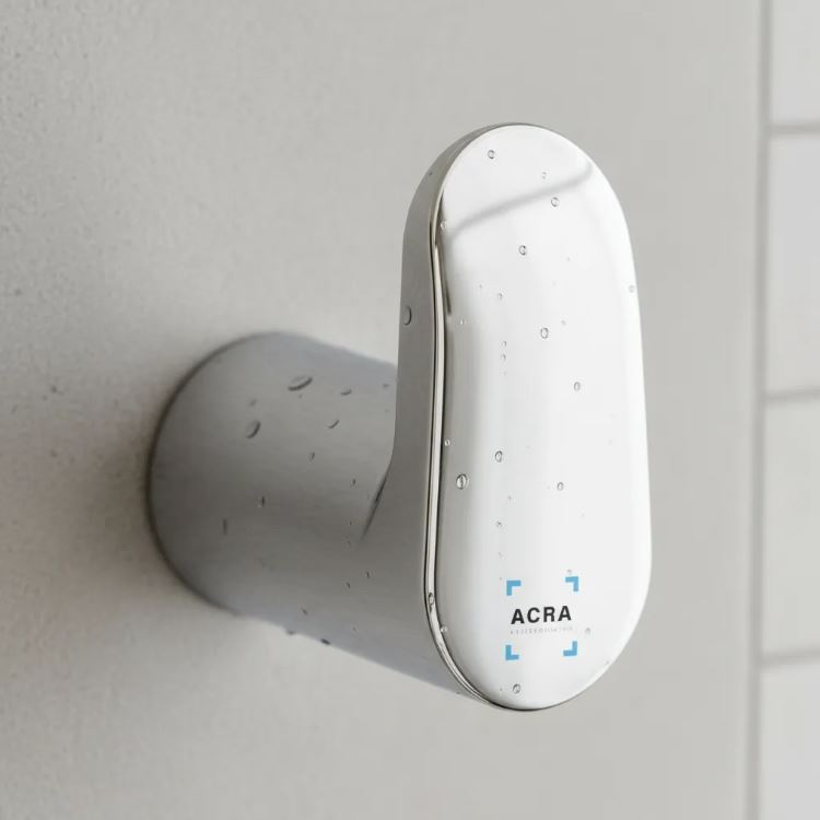 Toallero Perchero Cromado Para Cocina O Baño Klipen Acra