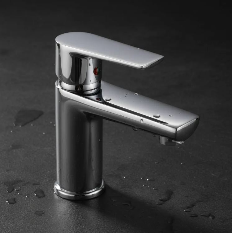 Monocomando Griferia Lavatorio Bacha Cromo 18cm Vindex Acra