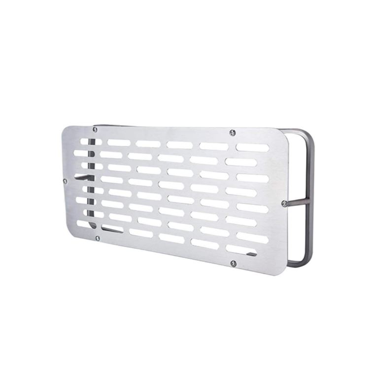 Repisa Estante Para Ducha Cromado Mate De Aluminio 30cm Acra