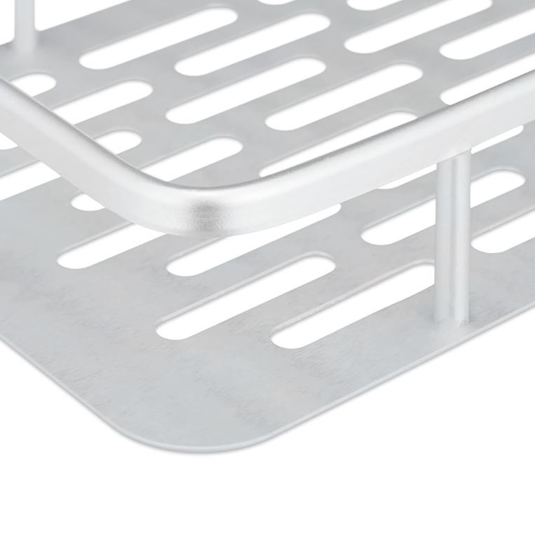 Repisa Estante Para Ducha Cromado Mate De Aluminio 30cm Acra