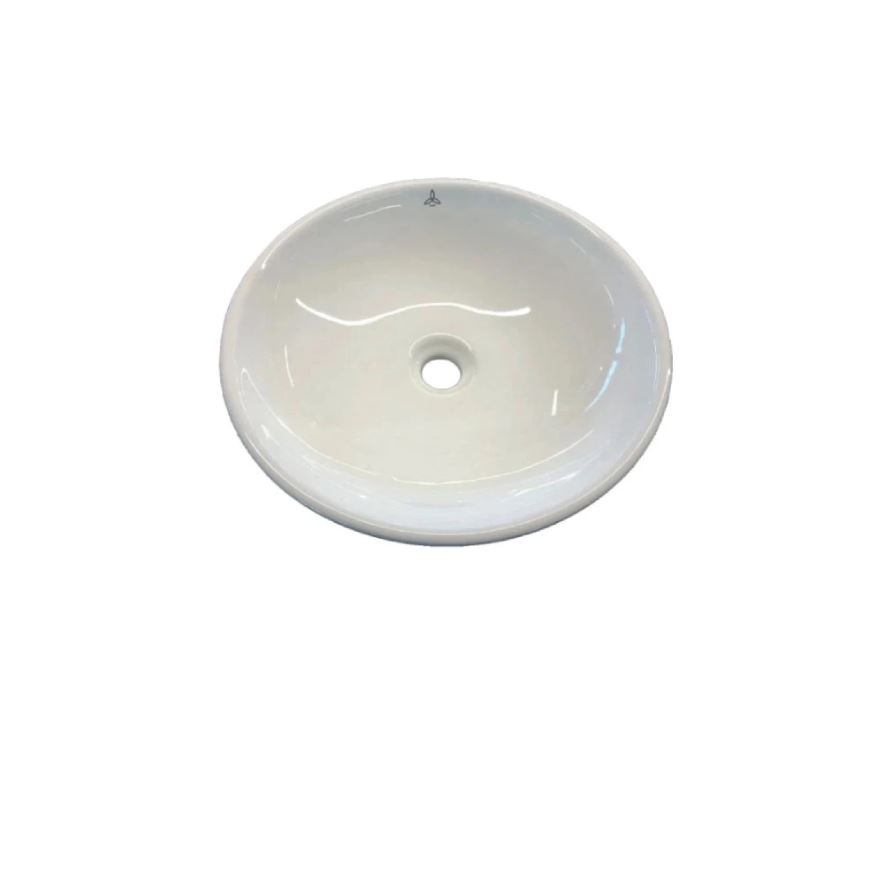 Bacha Baño Lavatorio De Apoyo Redondo 41.5 Diámetro