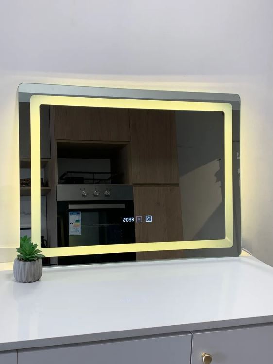 Espejo Segovia 80 X 60 Con 3 Tonos Luz Y Desempañador