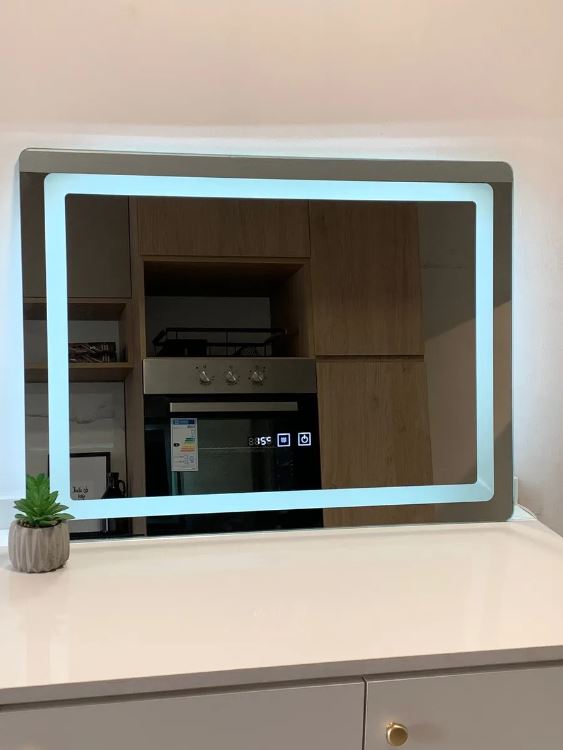 Espejo Segovia 80 X 60 Con 3 Tonos Luz Y Desempañador