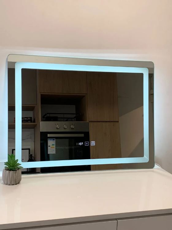 Espejo Segovia 80 X 60 Con 3 Tonos Luz Y Desempañador