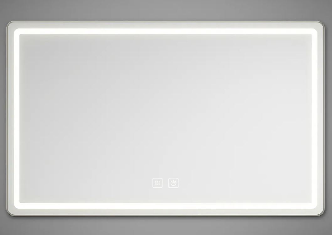 Espejo Segovia 80 X 60 Con 3 Tonos Luz Y Desempañador