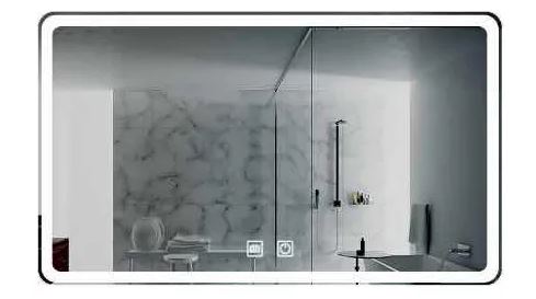 Espejo Segovia Rectangular Luz Led Y Desempañador 120 M Acra