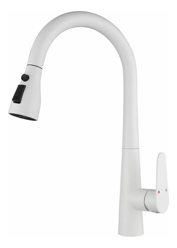 Grifera Canilla Cocina En Blanco Acra