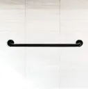 Agarradera Barrote Baño En Color Negro Mate 60 Cm Acra