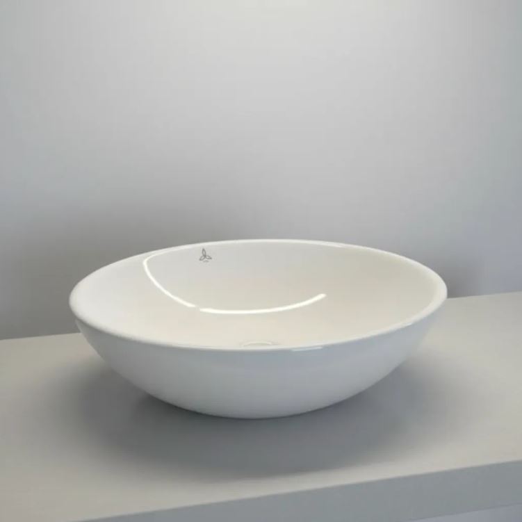 Bacha Baño Lavatorio De Apoyo Redondo 41.5 Diámetro