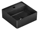 Bacha De Apoyo Loza Negro Mate 35x35 Acra