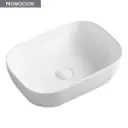 Bacha De Apoyo Loza Para Baño En Color Blanco Acra