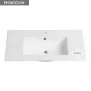 Bacha De Loza Encimera Para Baño 90 X 46 Acra