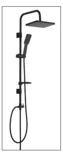 Barral / Columna Exterior Ducha Colores C/roseta Acra 