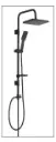 Barral / Columna Exterior Ducha Colores C/roseta Acra 