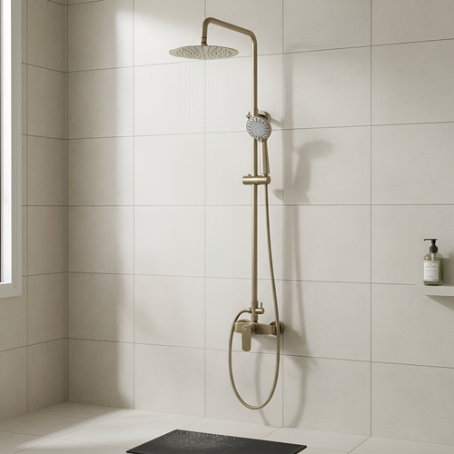 Barral Columna Ducha Klipen Urban Mono. Antique Bronce Acra