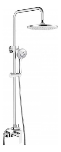 Barral Duchero Columna Cromado Klipen Urban Baño Acra