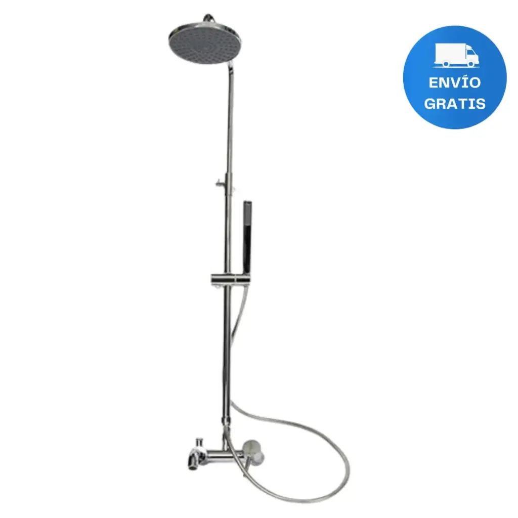 Barral Exterior Ducha Cromado Rimontti Con Monocomando Acra