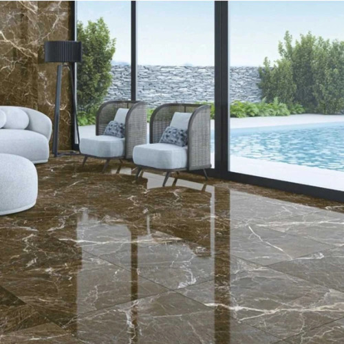 Cerámica Revestimiento Para Pared Piso Marmo Brown Dark Acra