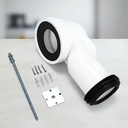 Codo Pvc Para Inodoro Salida Horizontal Trasera Acra