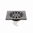 Desagüe Rejilla Ducha Baño 10x10 Acero Negro Mate Acra