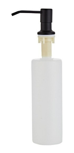 Dispensador De Jabón Negro De Mesada Cocina 500ml Acra