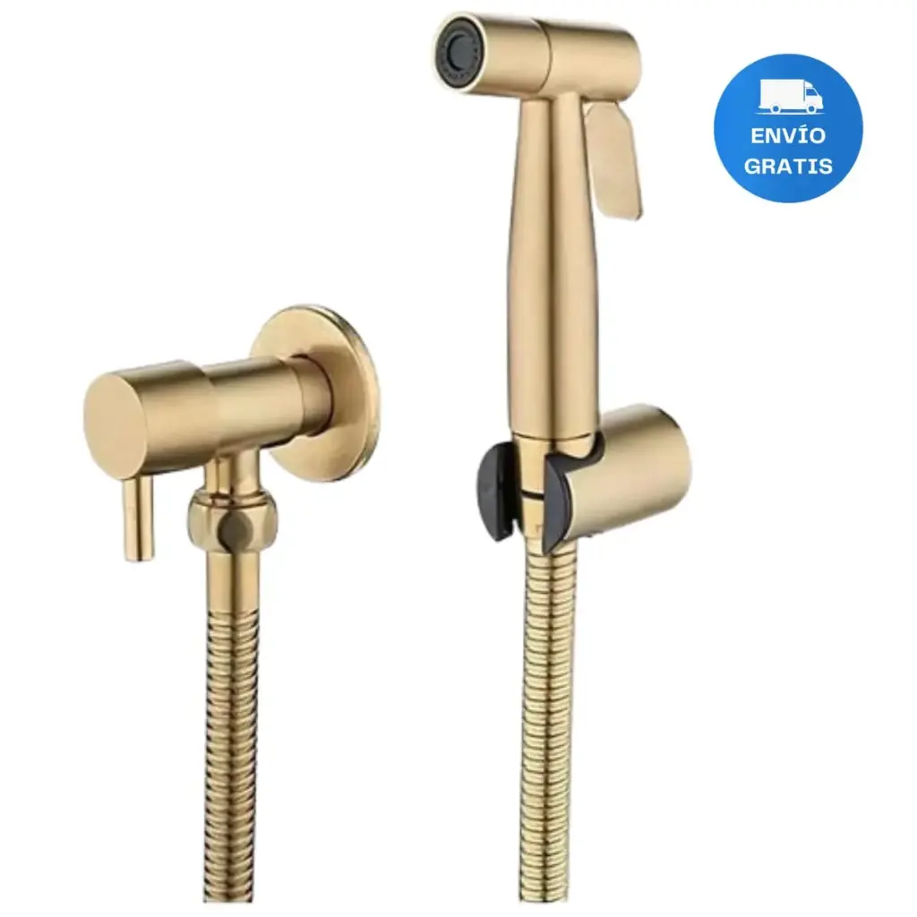 Ducha Higiénica Gold Dorada Oro Baño Acra