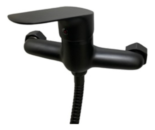 Ducha Higiénica P/inodroro Negro Mate Maneta Plana Acra