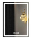 Espejo Baño Rectangular Luz Led Y Desempañador Acra