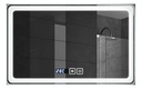 Espejo Led Rectangular 60x80 Para Baño Desempañador Display Marco Incoloro