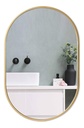 Espejo Redondo Para Baño Oval Con Luz Led Acra
