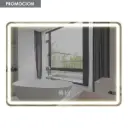 Espejo Segovia Rectangular Luz Led Y Desempañador 90 Cm Acra