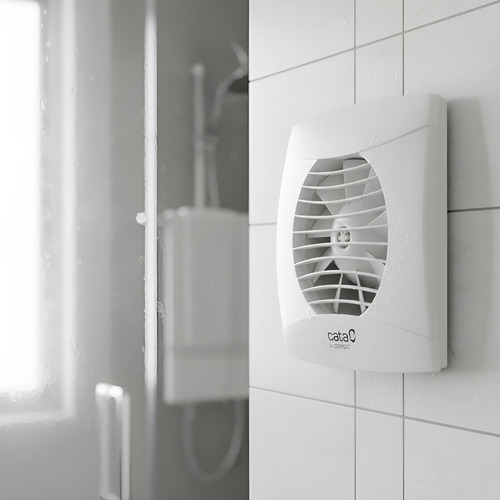 Extractor Baño Vidrio/ Pared 175mm Cata Uc-12 Blanco Acra