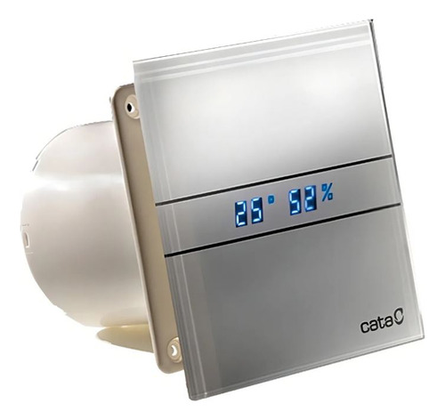 Extractor De Baño Cata E Glass Display Timer Temp Humed Acra