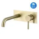 Griferia De Empotrar Baño Ducha Dorado Gold Acra