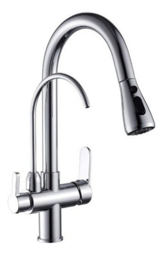 Griferia Extensible Cromo Cocina Para Filtro De Agua Acra