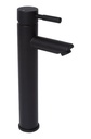 Griferia Monocomando Baño 24 Cm Negro Rimontti Acra