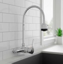 Griferia/canilla/grifo Flexible Para Pared Friocaliente Acra
