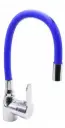 Grifería Monocomando Mesada Cocina Flexible Azul Acra