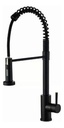 Grifería Monocomando Negro Cocina Extensible Rimontti Acra