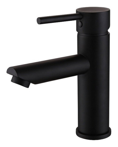 Grifería, Lavatorio Baño Negro Mate Palito 18cm Acra