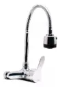 Grifo Canilla Monocomando Pared Pico Flexible 15 Cm Acra 