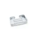 Jabonera Para Ducha Color Gris Con Tornillos Fuertes Acra