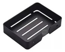 Jabonera Para Ducha En Negro Mate Con Tornillos Fuertes Acra