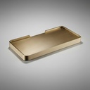 Jabonera Repisa Baño En Bronce Color Dorado Cepillado Acra